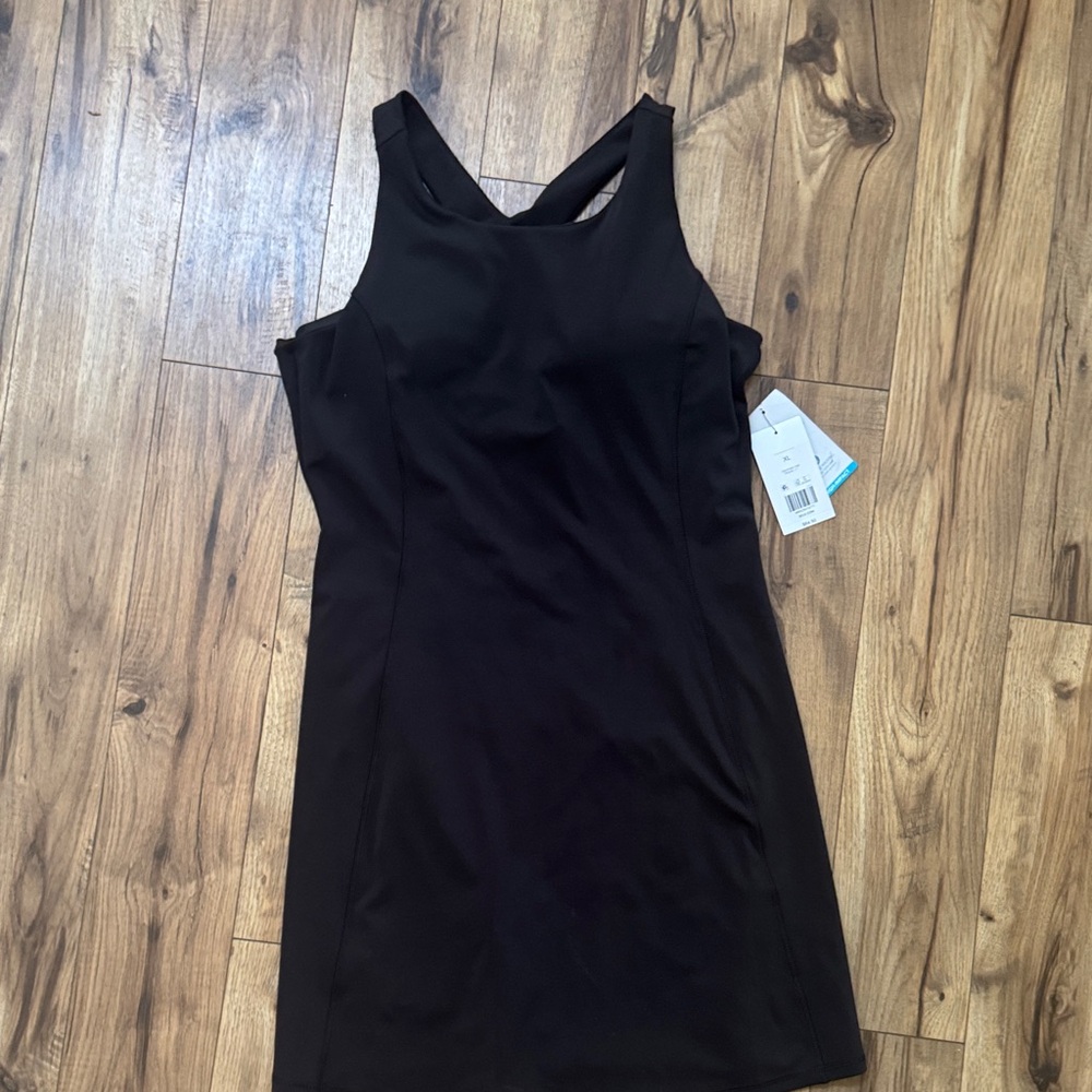 NWT! Zelos Black Buit In Bra active Dress size XL